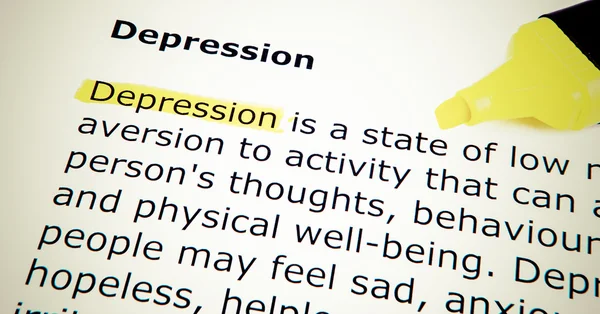 Depression — Stockfoto