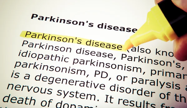 Parkinson's disease — Stock Photo