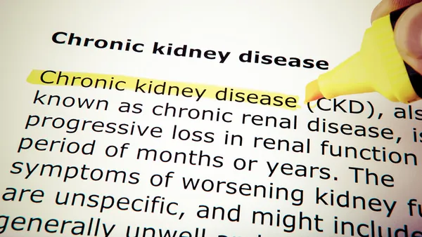 Doença renal crónica — Fotografia de Stock