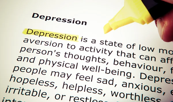 Depression — Stock Photo, Image