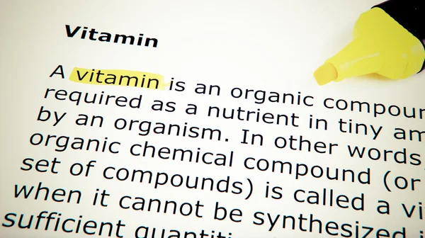 Vitamina — Foto Stock