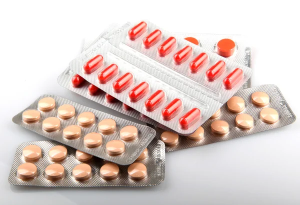 Packs Of Pills — Stock Photo, Image