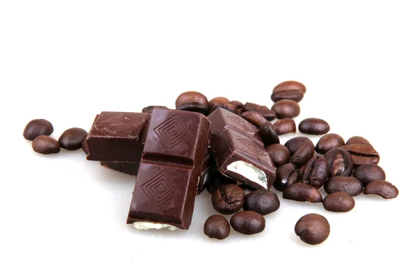 Σοκολάτα και καφές — Φωτογραφία Αρχείου