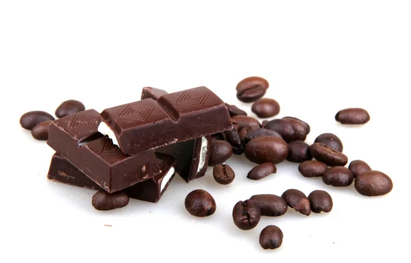 Csokoládé és kávé — Stock Fotó