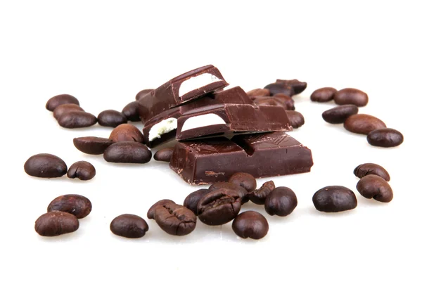 Chocolate y café — Foto de Stock