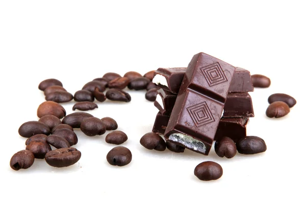 Chocolate y café — Foto de Stock