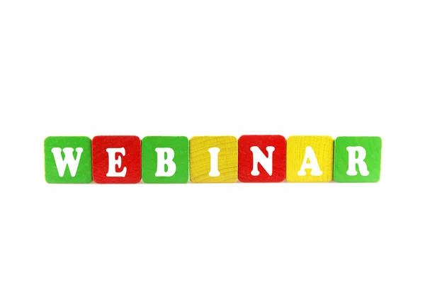 Webinar concept — Stock Photo, Image