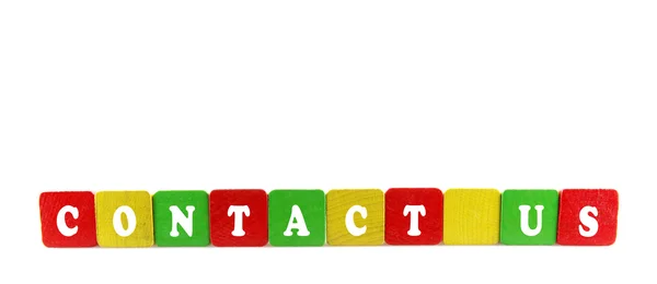 Contact us concept — Stock Photo, Image