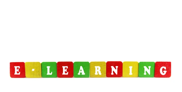 Concetto di e-learning — Foto Stock