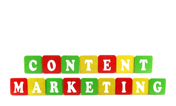 Content marketing concept — Stock Photo, Image
