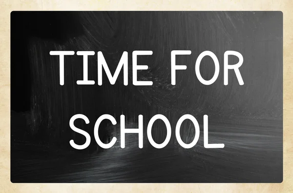 Час для концепції школи — стокове фото
