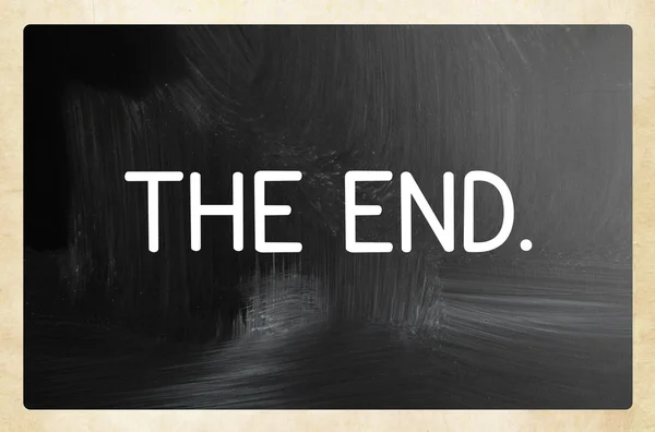 The end concept — Stock Photo, Image