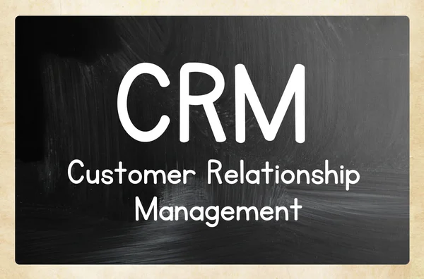 CRM -客户关系管理 — 图库照片