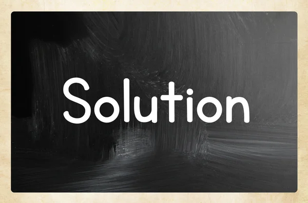 Solution concept — Stock Photo, Image