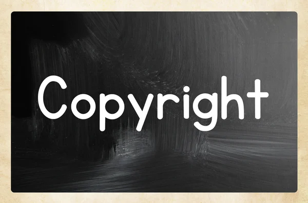 Conceito de direitos autorais — Fotografia de Stock