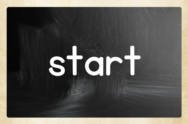 Start concept — Stock Photo, Image