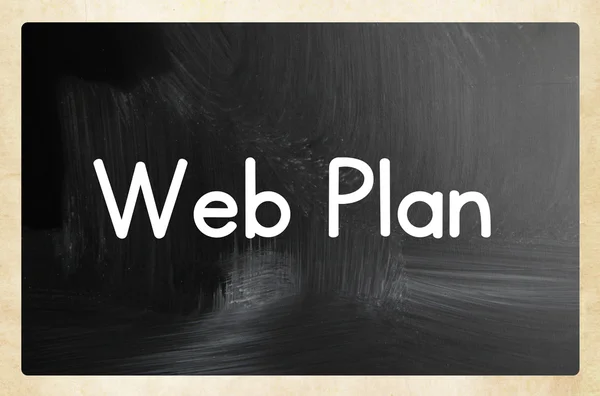Web plán koncepce — Stock fotografie