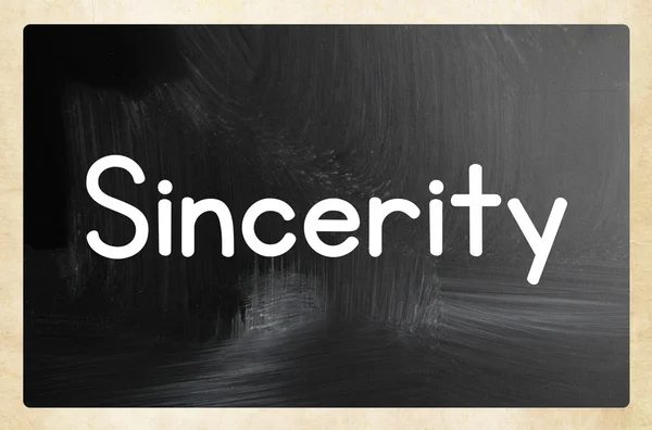 Sincerity concept — Stock Photo, Image