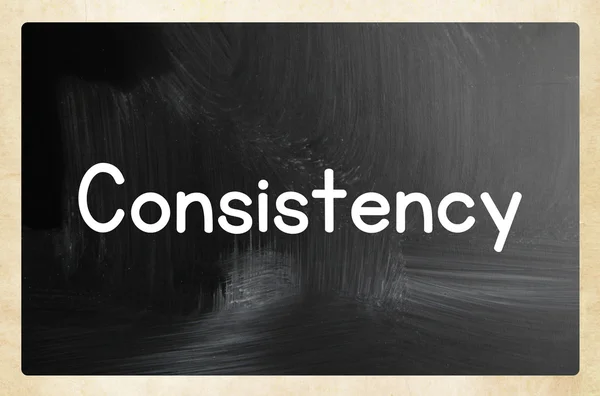 Consistentie concept — Stockfoto
