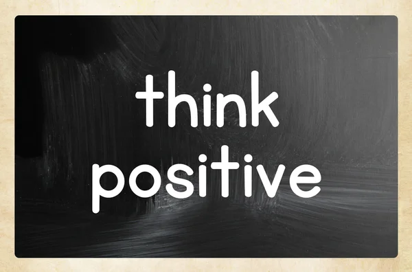 Think positive concept — Stock Photo, Image