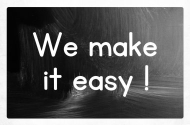 kolay kavramı yaparsak...