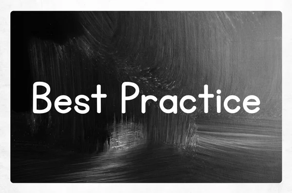Best Practice Konzept — Stockfoto