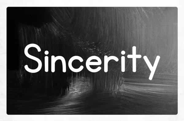 Sincerity concept — Stock Photo, Image