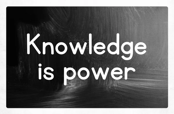 Knowledge is power concept — Stock Photo, Image