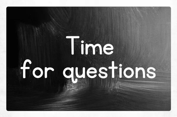 質問の概念のための時間 — ストック写真