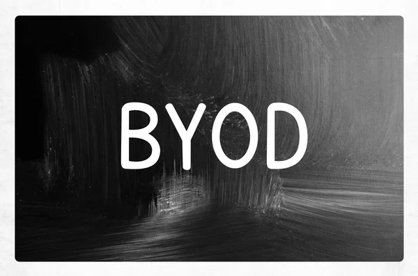Byod 概念 — — 带来您自己的设备 — 图库照片