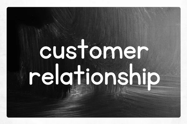 Conceito de relacionamento com o cliente — Fotografia de Stock