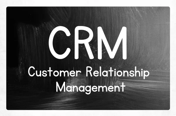 CRM -客户关系管理 — 图库照片