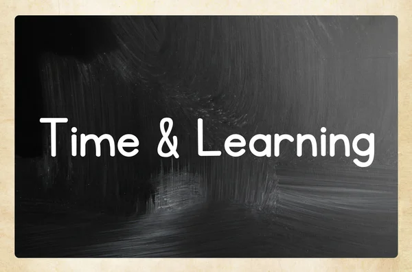 Čas a učení — Stock fotografie