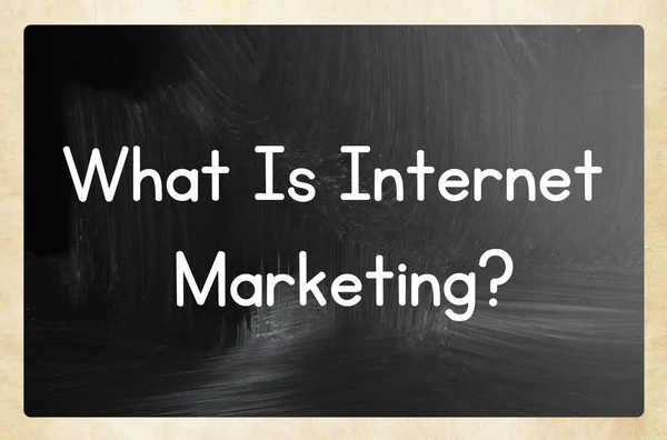 What is internet marketing? — Stock Photo, Image