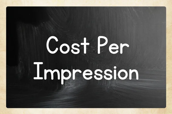 Cost per impression — Stock Photo, Image