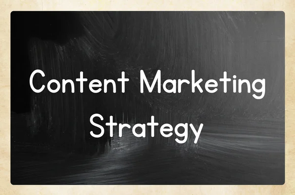 Content Marketing Strategie — Stockfoto