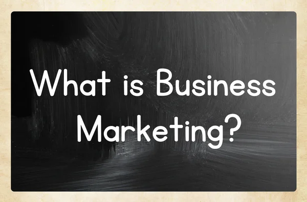 What is business marketing? — Stock Photo, Image