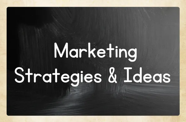 Marketing strategies & ideas — Stock Photo, Image