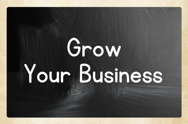 Grow your business concept — Stock Photo, Image