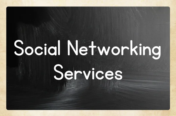 Social networking services — Stock Photo, Image