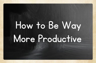 nasıl daha üretken olunacağını