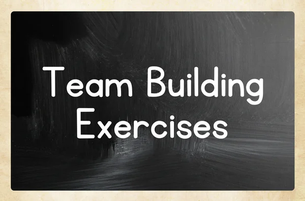 Team building övningar — Stockfoto