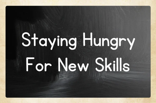 Staying hungry for new skills — Stock Photo, Image