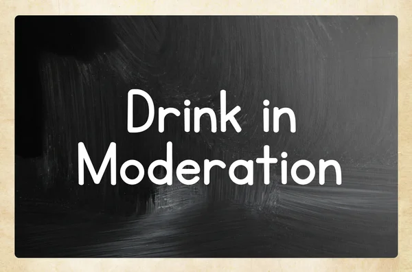 Beber con moderación — Foto de Stock