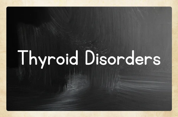 Thyroid disorders — Stock Photo, Image