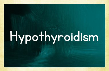 hypothyroidism concept clipart