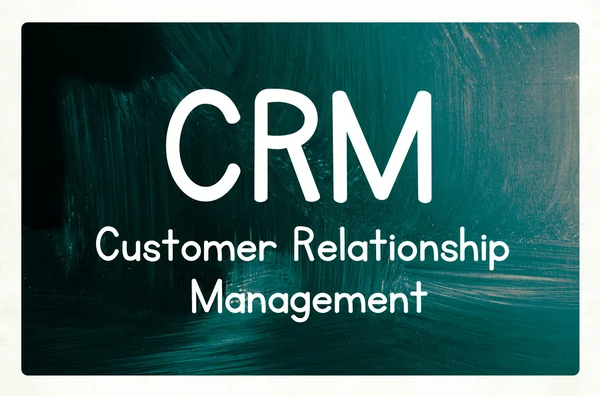 CRM -客户关系管理 — 图库照片