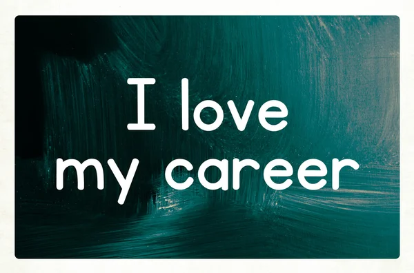 I love my career concept — Stock Photo, Image