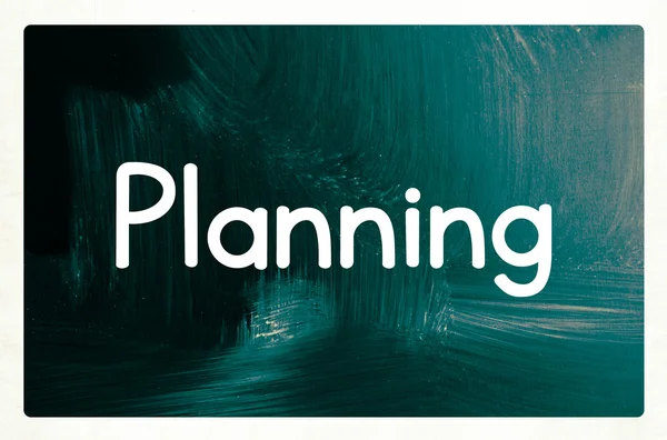 Planning concept — Stockfoto