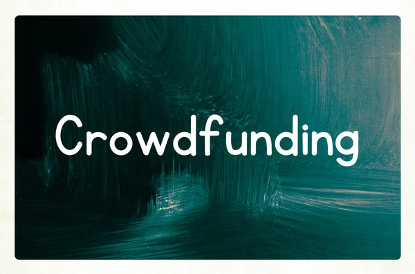 Concept de crowdfunding — Photo